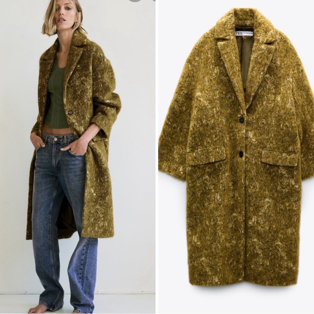 ZARA LIMITED EDITION JACQUARD COAT